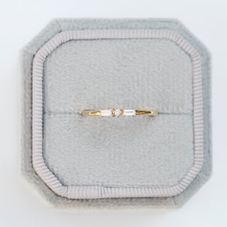 SAMPLE SALE- Morse Code 'K' Ring - Size UK L
