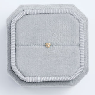 SAMPLE SALE- Heart Stud Earring - Single