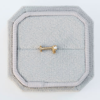SAMPLE SALE-Pearl and Citrine Stud Earring