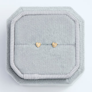 SAMPLE SALE- Heart Sunray Stud Earrings - Pair