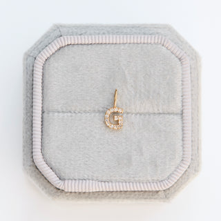 SAMPLE SALE- Diamond G Charm