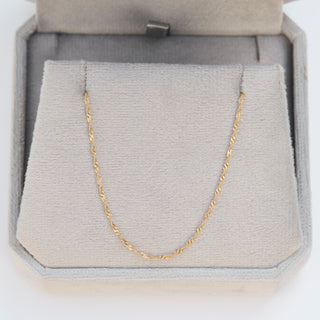 SAMPLE SALE- Delicate Singapore Chain Necklace