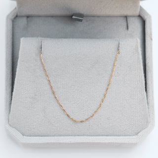 SAMPLE SALE- Delicate 9k Link Chain