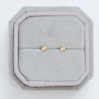 SAMPLE SALE- Sunray Flat Back Studs - PAIR