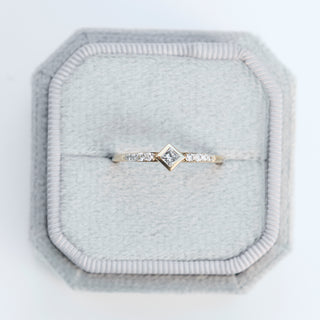 SAMPLE SALE- Diamond Deco Ring - Size UK O