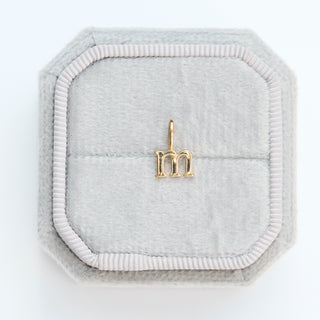 SAMPLE SALE- M letter Charm
