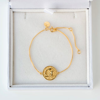 SAMPLE SALE- Aquarius Horoscope Bracelet