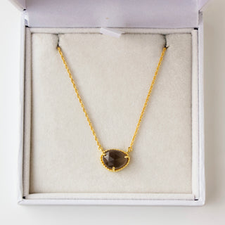 SAMPLE SALE- Smokey Quartz Necklace