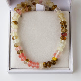 SAMPLE SALE- Tourmaline Jade Beaded Necklace