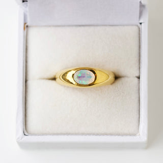 SAMPLE SALE- Opal Dome Ring - UK Size O