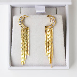 SAMPLE SALE-Moon Statement Earrings