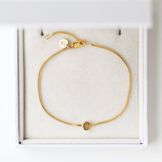 SAMPLE SALE- Initial Bracelet - C