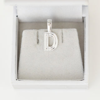 SAMPLE SALE-Chunky Star Set D Initial Pendant