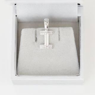 SAMPLE SALE-Chunky Star Set i Initial Pendant