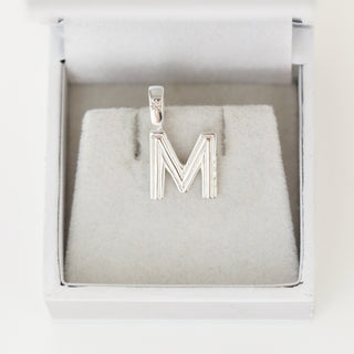 SAMPLE SALE-Chunky Star Set M Initial Pendant