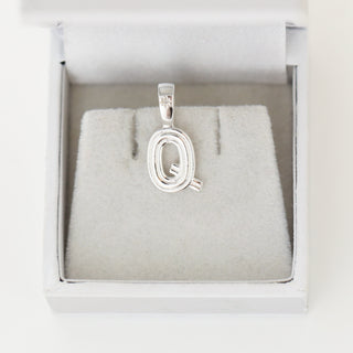 SAMPLE SALE-Chunky Star Set Q Initial Pendant