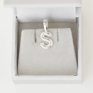 SAMPLE SALE-Chunky Star Set S Initial Pendant