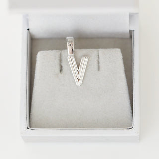 SAMPLE SALE-Chunky Star Set V Initial Pendant