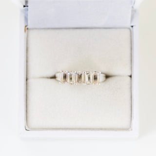 SAMPLE SALE- Baguette Ametrine Ring - UK Size L 1/2