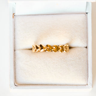 SAMPLE SALE- Heart Ring - UK Size O