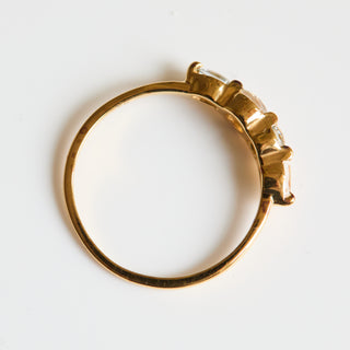 SAMPLE SALE- Green Amethyst Stacking Band - UK Size O