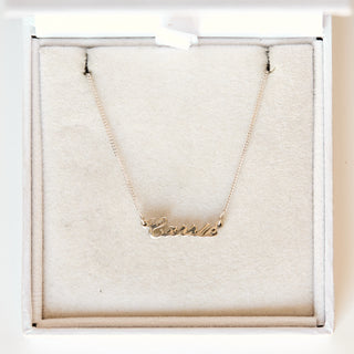 SAMPLE SALE- Silver Carrie Necklace