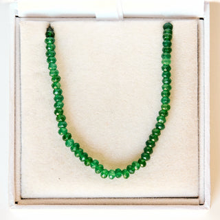 SAMPLE SALE- Strawberry Quartz Faceted Necklace