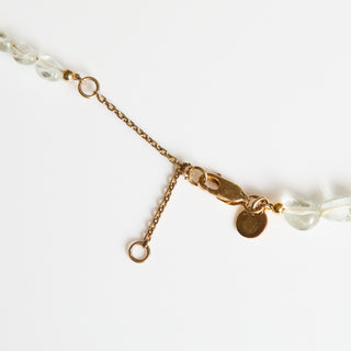 SAMPLE SALE- Green Amethyst Tumble Necklace