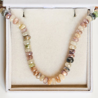 SAMPLE SALE- Coated Moonstone Dreamer Beaded Necklace