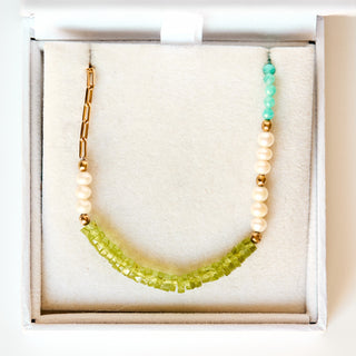 SAMPLE SALE- Mixed Beaded Necklace