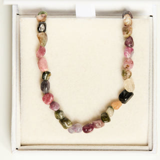 SAMPLE SALE- Tumbled Tourmaline necklace