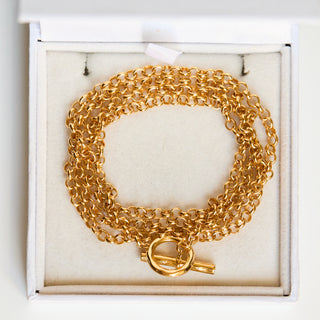 SAMPLE SALE- Double Length T-bar Chain Necklace