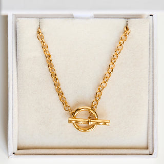 SAMPLE SALE- Double Length T-bar Chain Necklace
