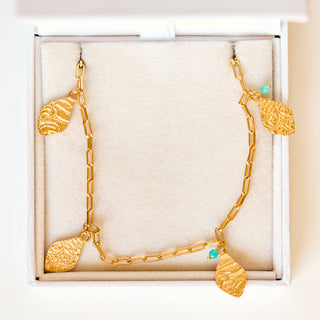SAMPLE SALE- Aztec Droplet Necklace