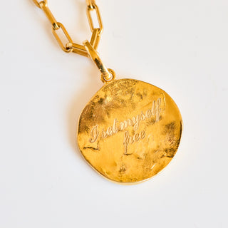 SAMPLE SALE- I set myself free Necklace