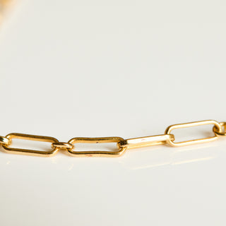 SAMPLE SALE- Peach Amazonite Chain Necklace