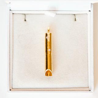 SAMPLE SALE- Star Set Breathing Pendant