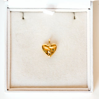SAMPLE SALE- Star Set Heart Pendant