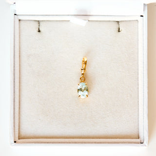 SAMPLE SALE- Sky Blue Topaz Albert Clip Charm