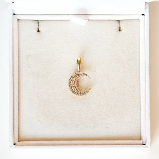 SAMPLE SALE- Vintage Moon Pendant