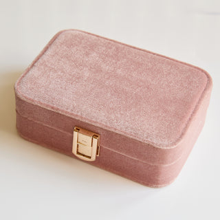 SAMPLE SALE- Pale Pink Jewellery Box with Satin Interior