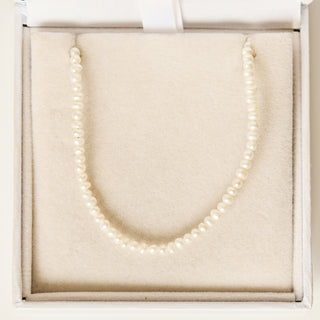 SAMPLE SALE-Pearl Charm Holder Necklace