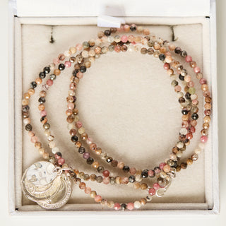 SAMPLE SALE- Multi Agate Coin Necklace