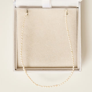 SAMPLE SALE- Long Pearl Necklace