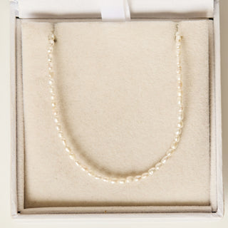 SAMPLE SALE- Long Pearl Necklace