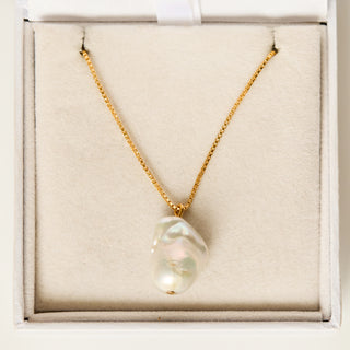 SAMPLE SALE- Long Baroque Pearl Necklace
