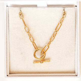 SAMPLE SALE- Star Set T-Bar Necklace