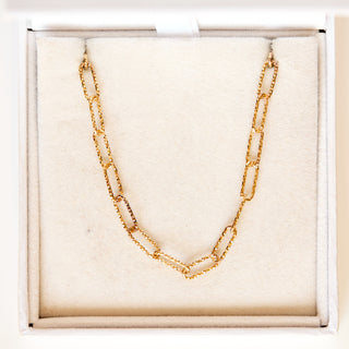 SAMPLE SALE- Sparkly Oval Belcher Chain