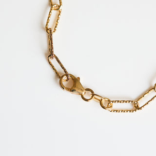 SAMPLE SALE- Sparkly Oval Belcher Chain