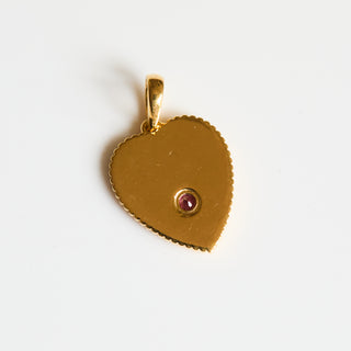 SAMPLE SALE- Mama Heart Token Pendant
